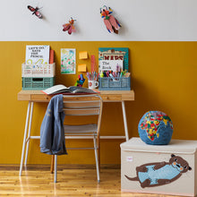 3 Sprouts Collapsible Toy Chest Storage Bin for Kids Playroom, Otter