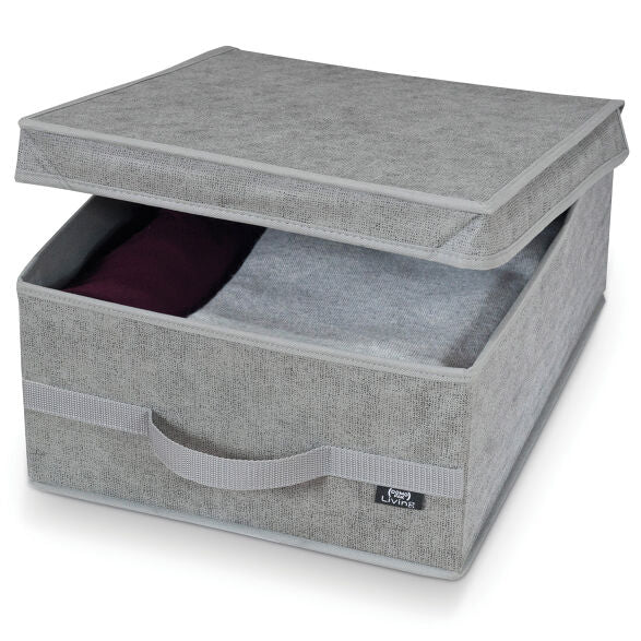 Foldable Storage Box - Stone Grey - Large