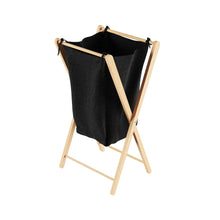 Lavish Home Foldable Laundry Hamper, Black