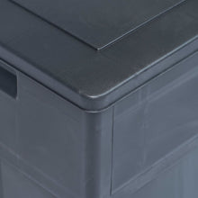 MABOTO Garden Storage Box 84.5 gal Black