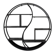Aitkin Industrial Hanging Circular Wall Shelf