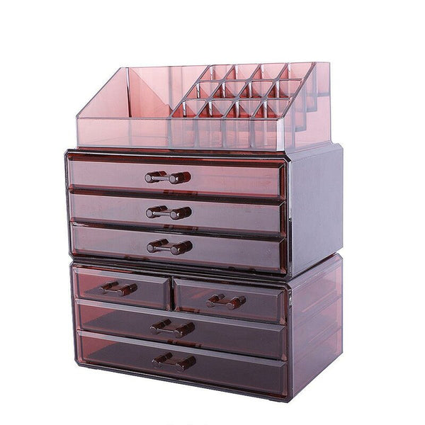Cy Cosmetics Transparent 7 Drawers Makeup Organizer
