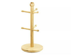 Home Basics Bamboo Mug Tree