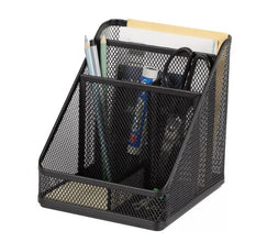 Mesh Medium Desktop Organizer Black