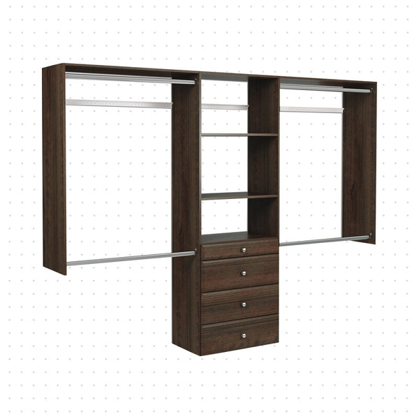 Laila 48" W - 96" W Closet System Reach-In Sets