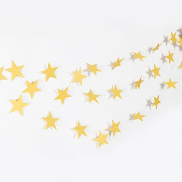 22PC/lot 4M Paper Banner Glitter Star Paper