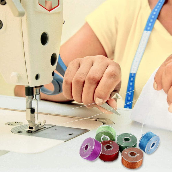 Multicolor Thread Spools Sewing Machine