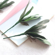 1pcs Real Touch Butterfly Orchid Artificial  Leaf