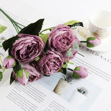 1 Bundle Silk Peony  Wedding Bouquet