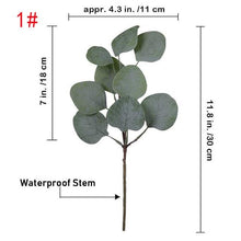 5pcs Artificial Eucalyptus Leaf