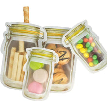 10 pcs Reusable Jar Candy Sealed Food Storage Bag
