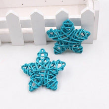 5/10Pcs 3-7Cm Artificial Rattan Straw Ball Home Decoration